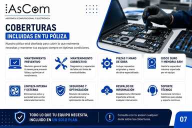 Servicio preventivo y correctivo de equipos de computo